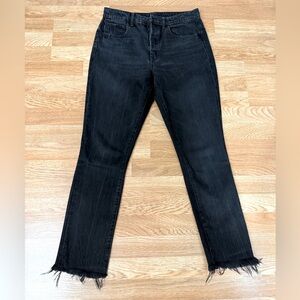 Helmut Lang High Rise Crop Slim Jeans Size 27